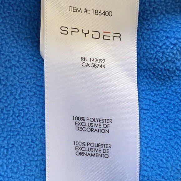 Spider Heavy Knit Athletic Top Men M 1/2 Zip Long Sleeve Stretch Sides - Picture 15 of 15